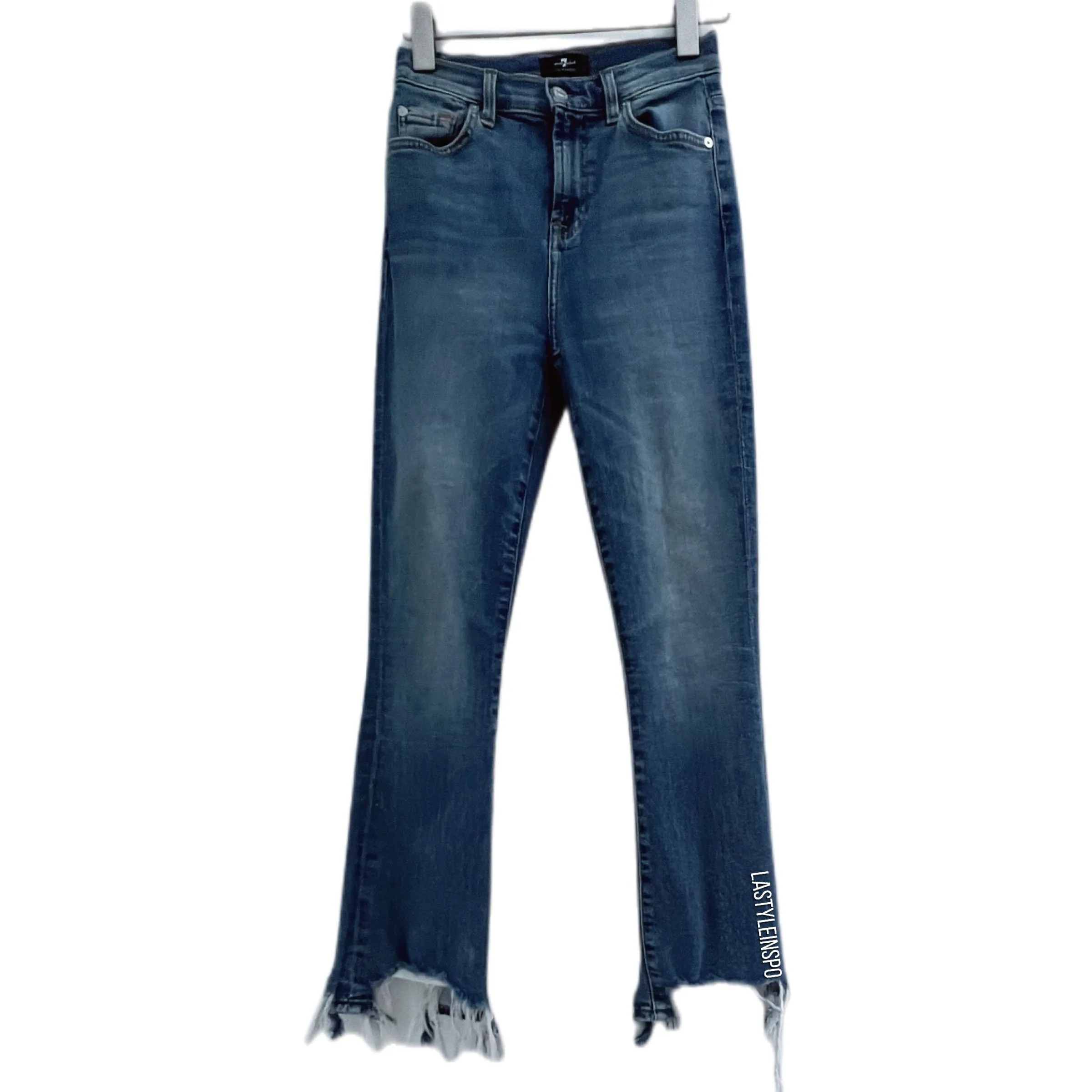 7 For All Mankind Womens Jeans High Waist Slim Kick S 24