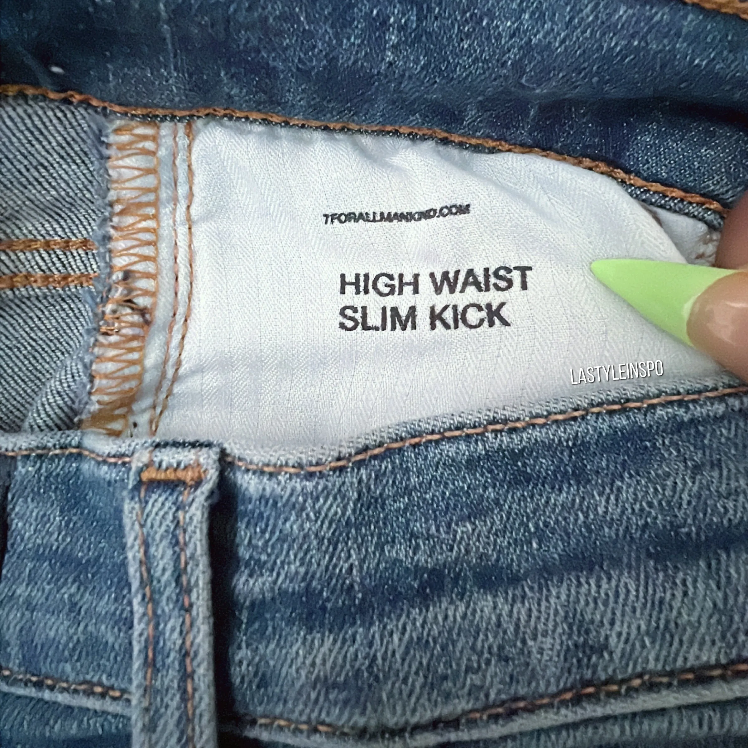 7 For All Mankind Womens Jeans High Waist Slim Kick S 24