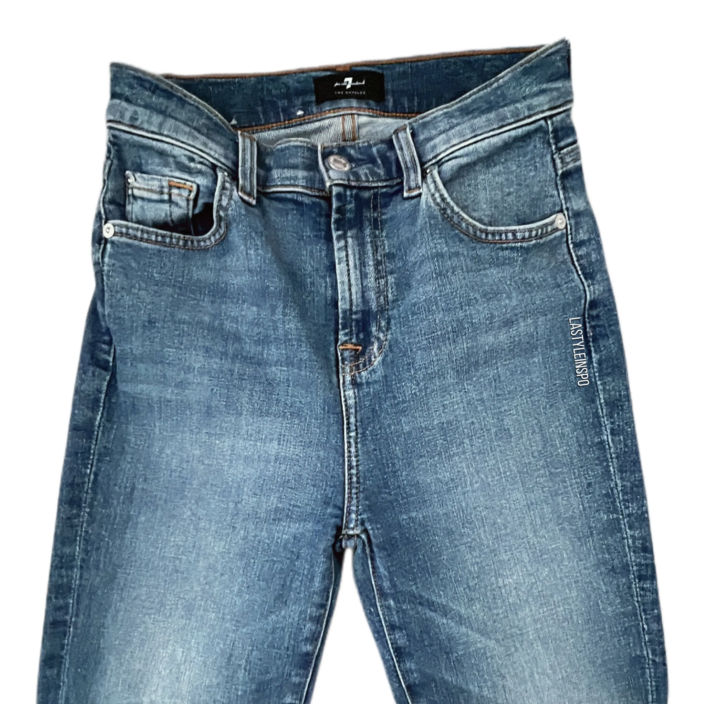 7 For All Mankind Womens Jeans High Waist Slim Kick S 24