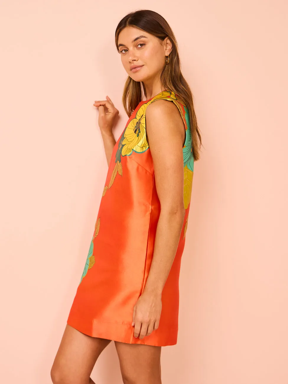Alemais Piato Mini Dress in Marigold