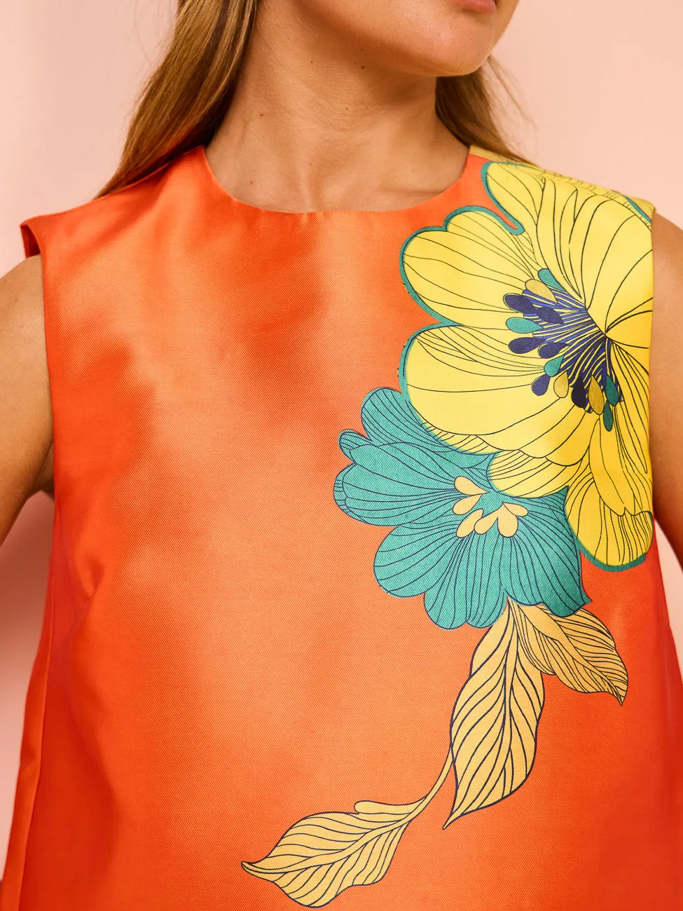 Alemais Piato Mini Dress in Marigold