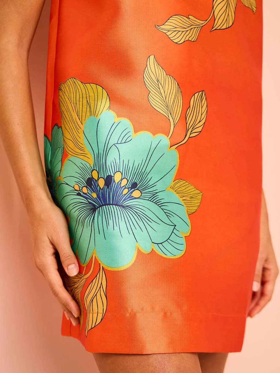Alemais Piato Mini Dress in Marigold
