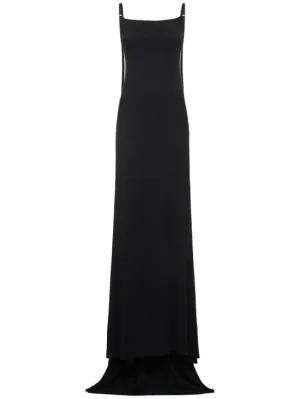 Ann Demeulemeester   Hortense jersey open-back long dress 