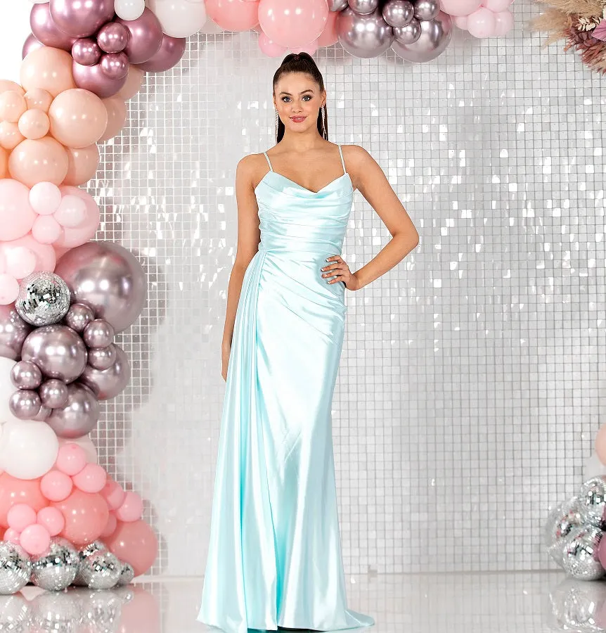 Aura by Tiffanys satin corset prom dress