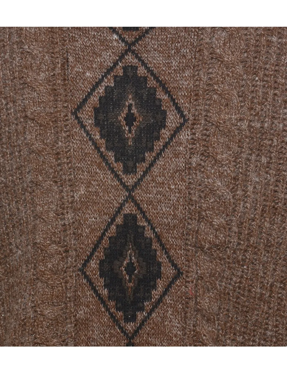 Aztec Print Jumper - XL