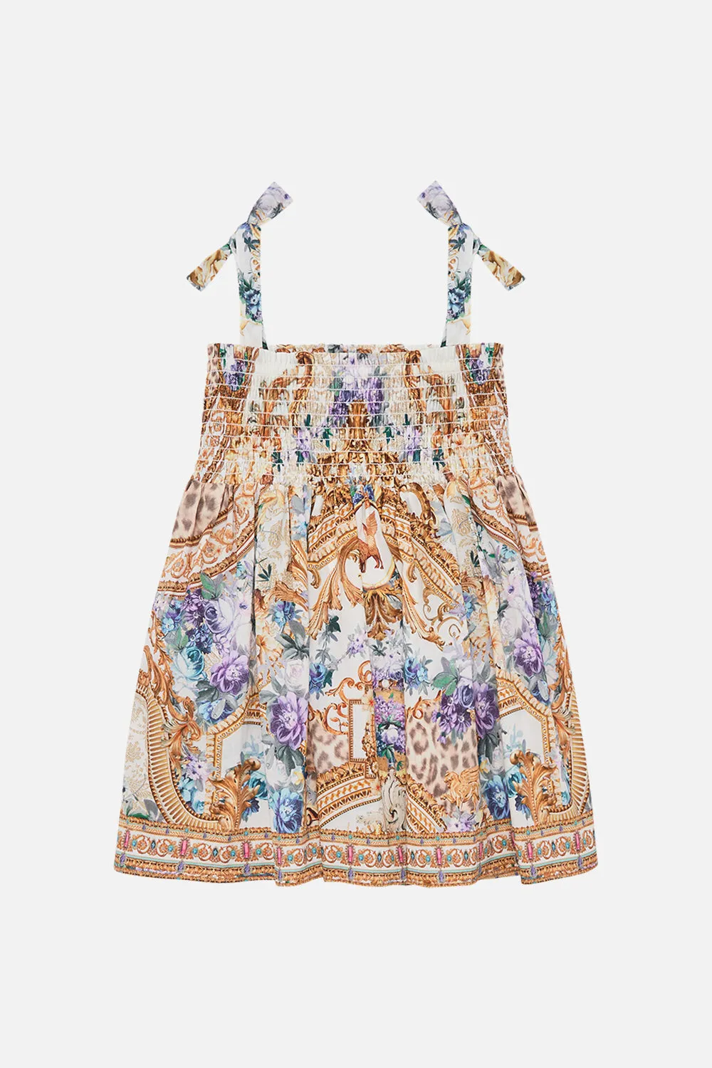 BABIES DRESS WITH SHIRRING PALAZZO PLAY DATE