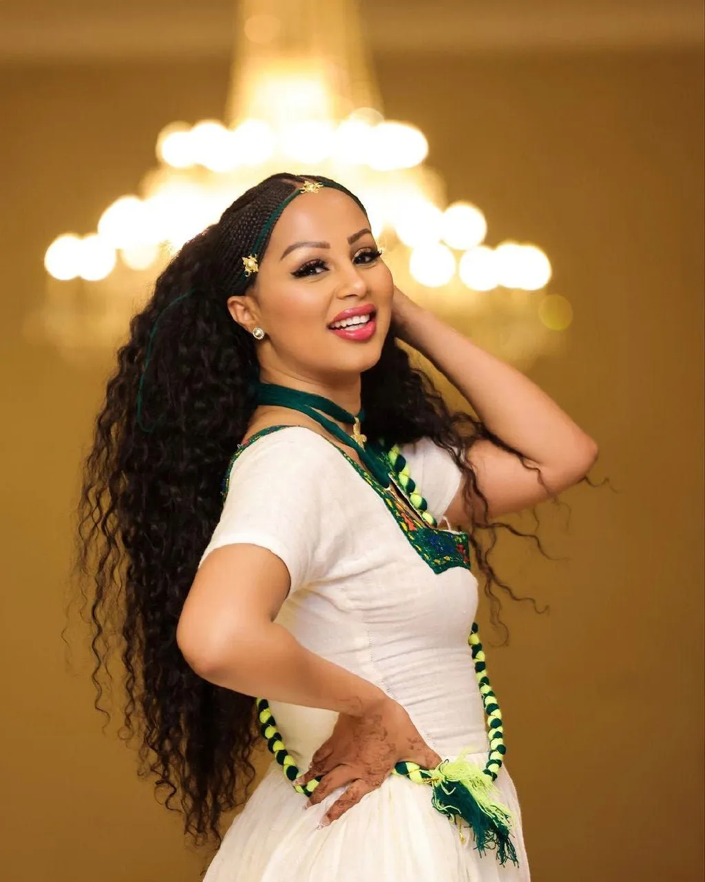Beautiful Cultural Ashenda Dress Habesha Kemis Cultural