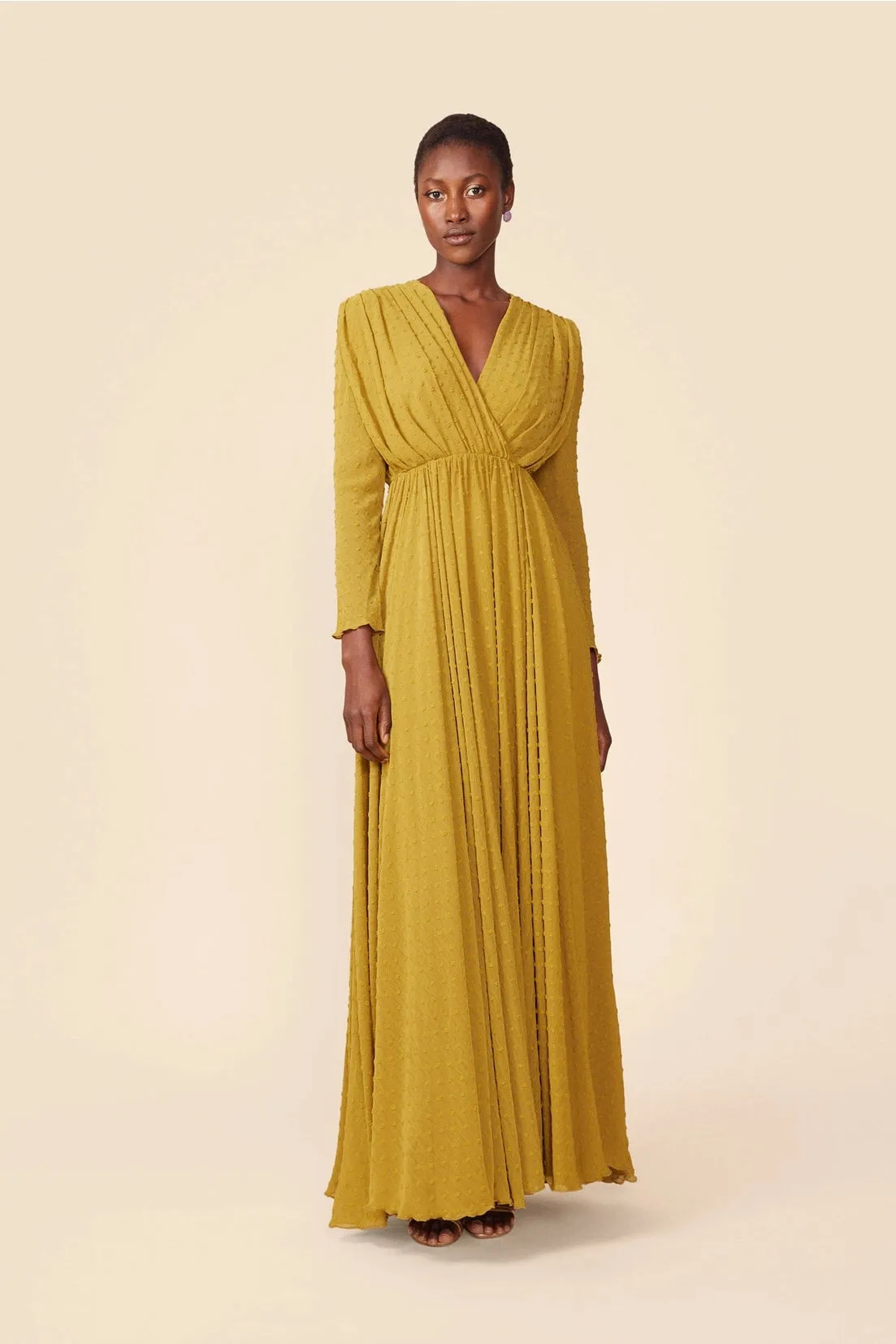 Bella Maxi Dress in Olive