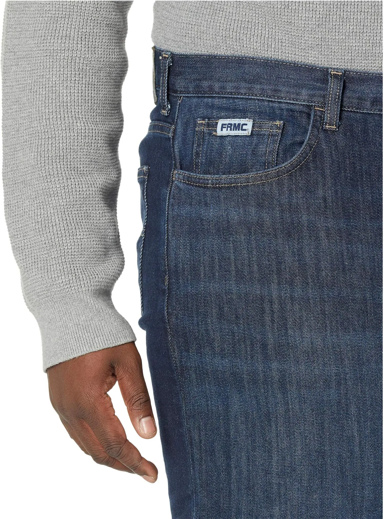 Big & Tall Versa Regular Fit Flex FR Jeans Tyndale FRC, Dark Denim