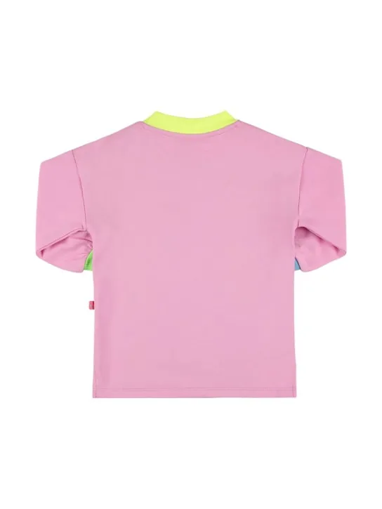 Billieblush   Printed &amp; embellished cotton sweat dress 