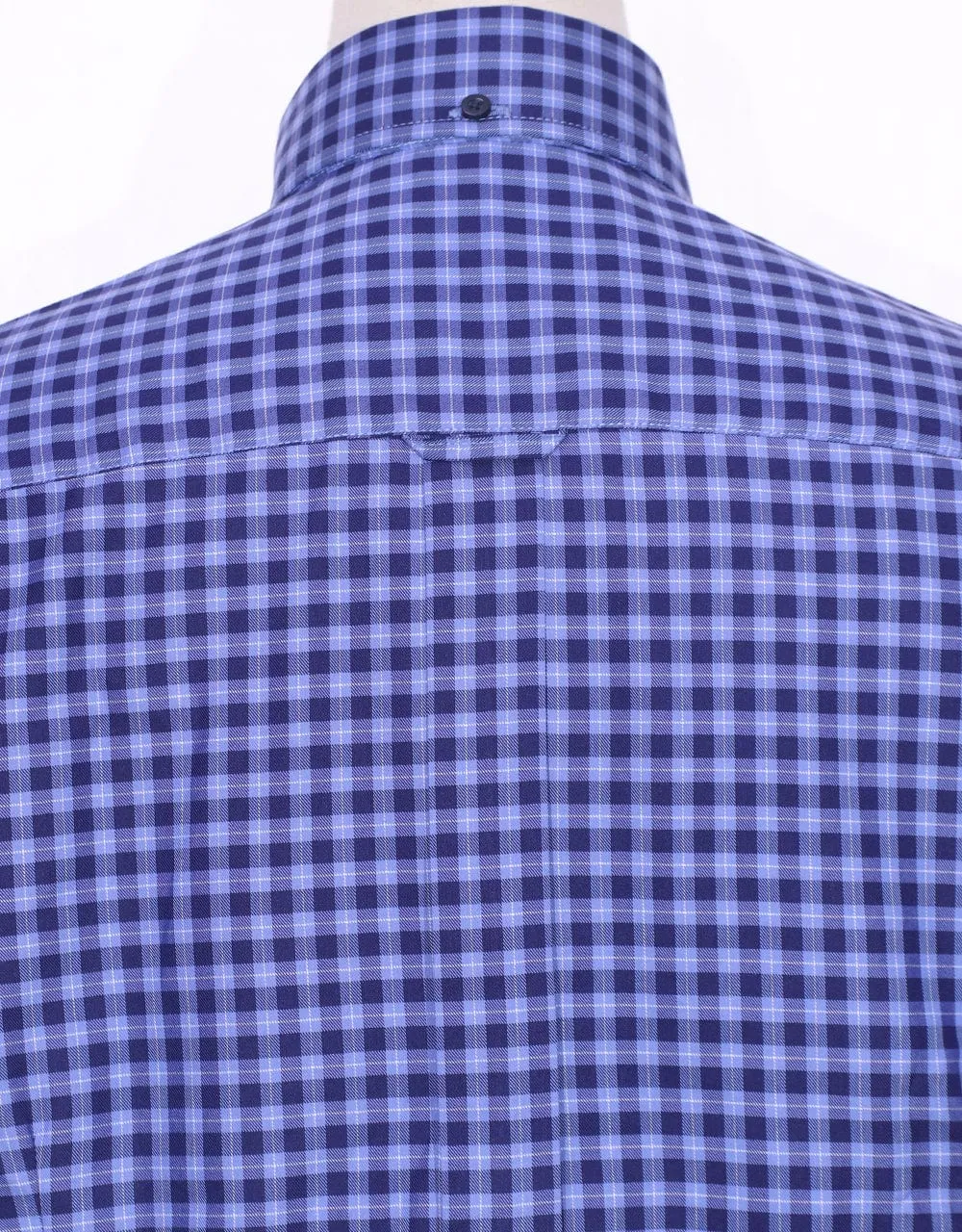 Blue Gingham Check Shirt