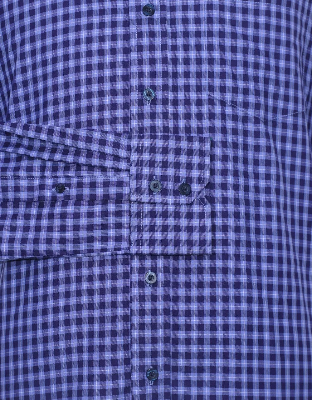 Blue Gingham Check Shirt