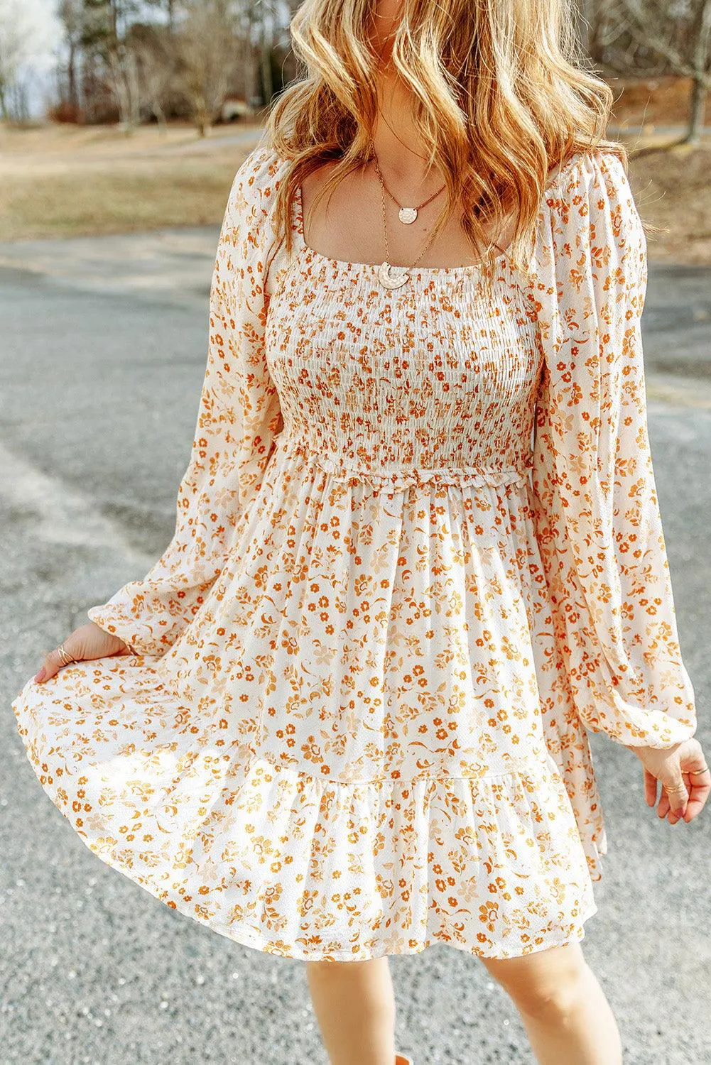 Boho Floral Dress