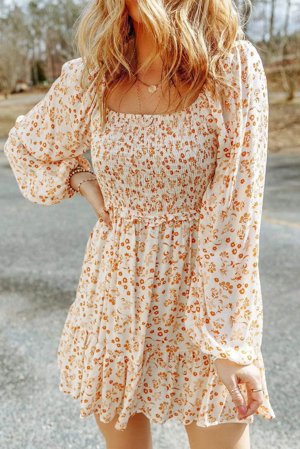 Boho Floral Dress