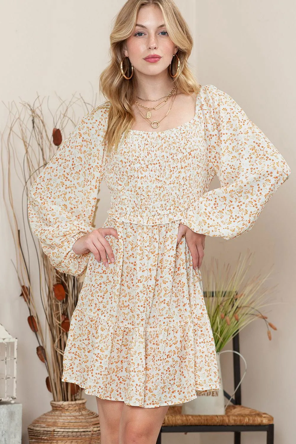 Boho Floral Dress