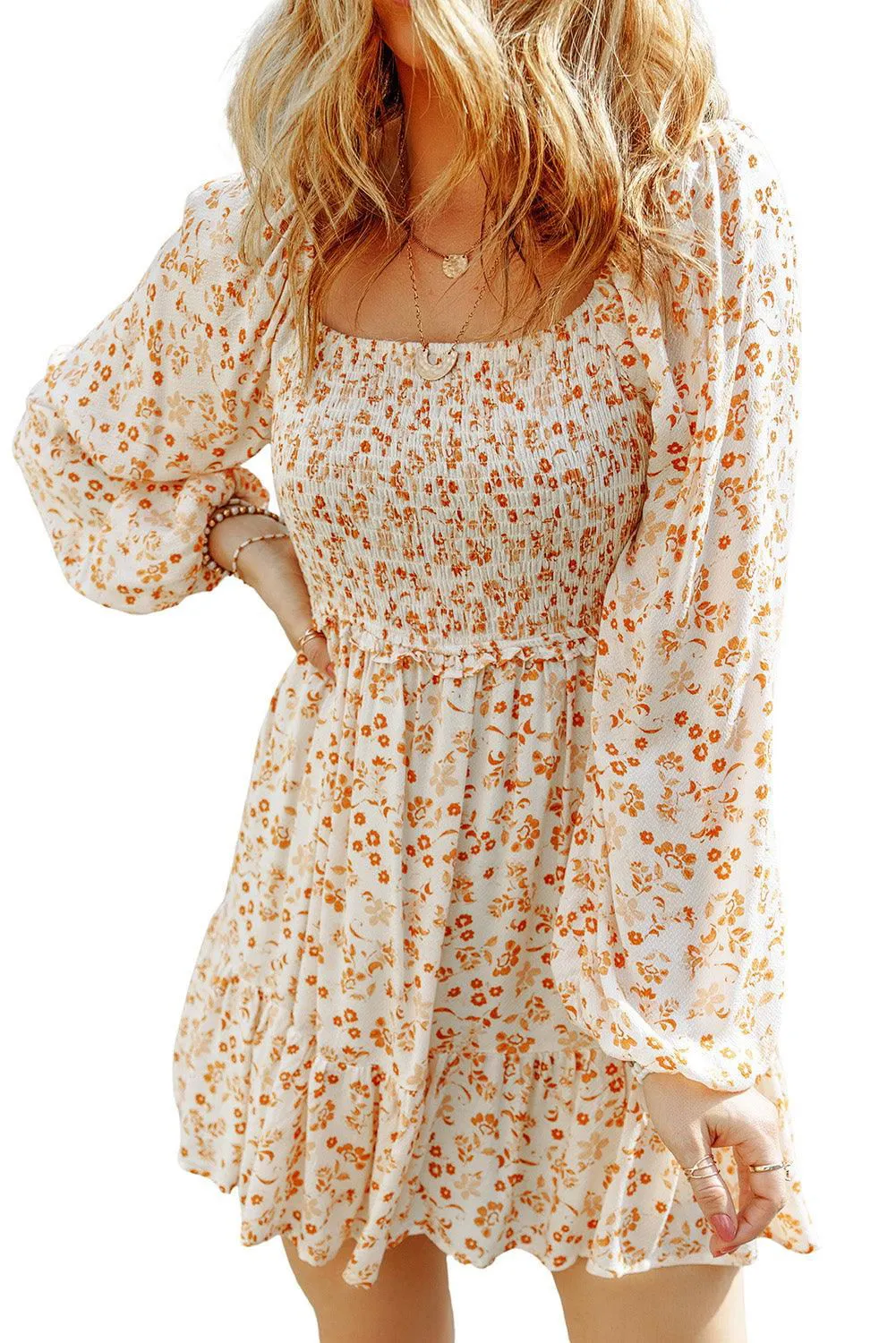 Boho Floral Dress