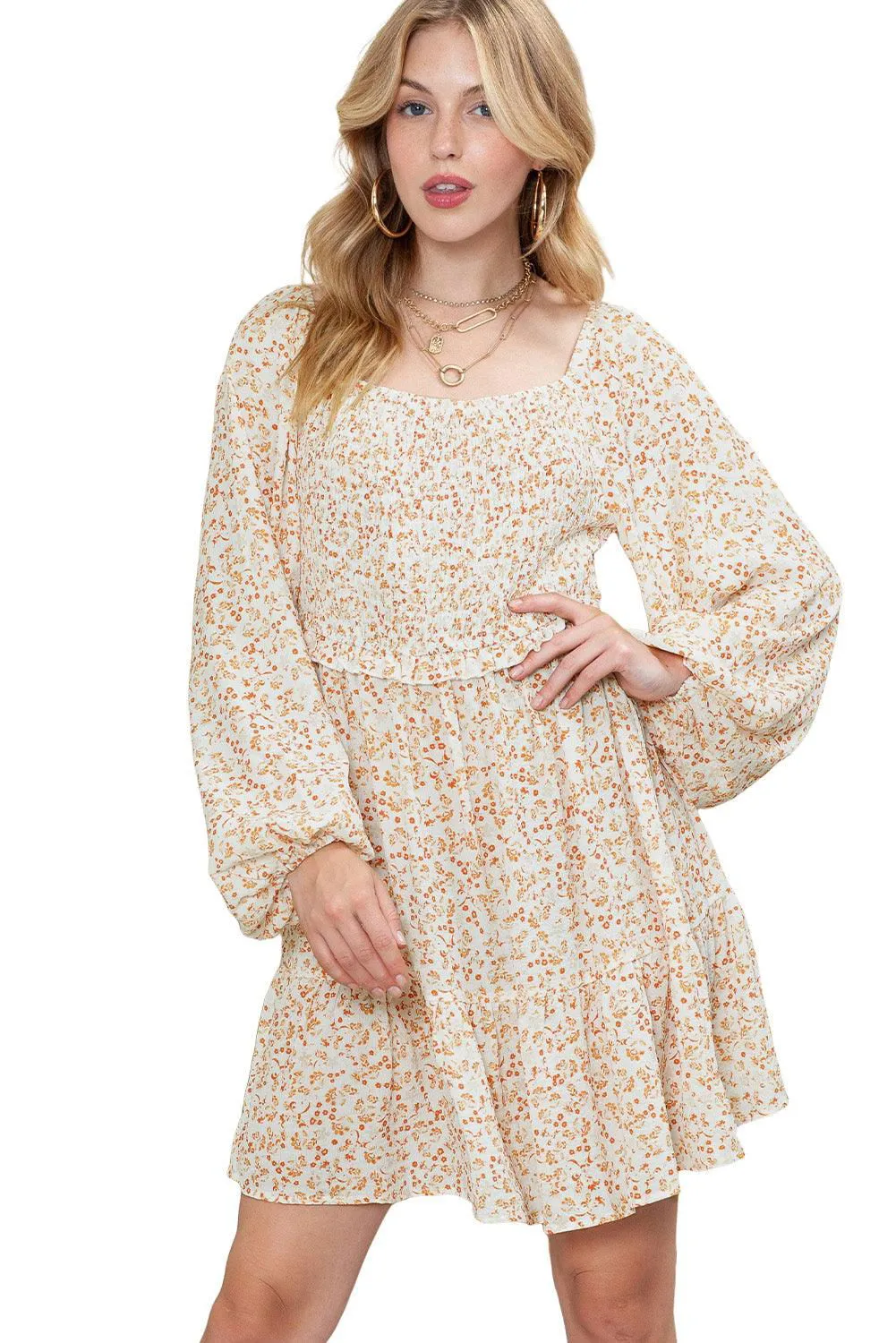Boho Floral Dress