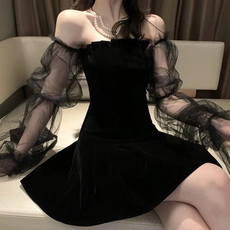 Braise Off Shoulder Mini Dress