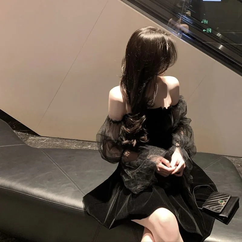 Braise Off Shoulder Mini Dress