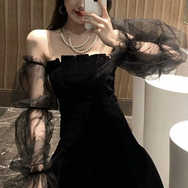 Braise Off Shoulder Mini Dress