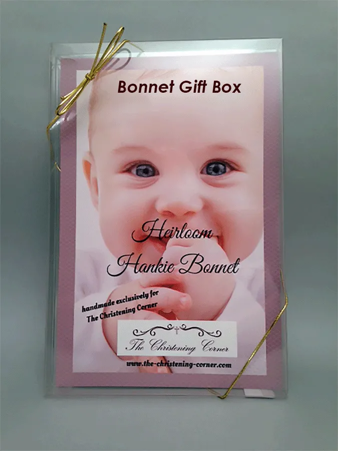 Bridal Dress Lace Baby Hankie Bonnet - Linen Center