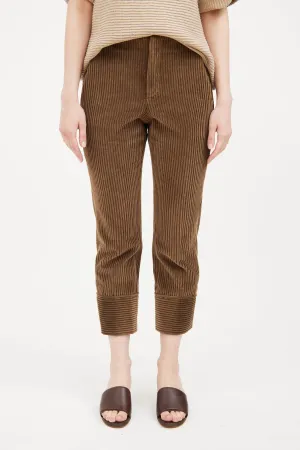 Brown Corduroy Pant