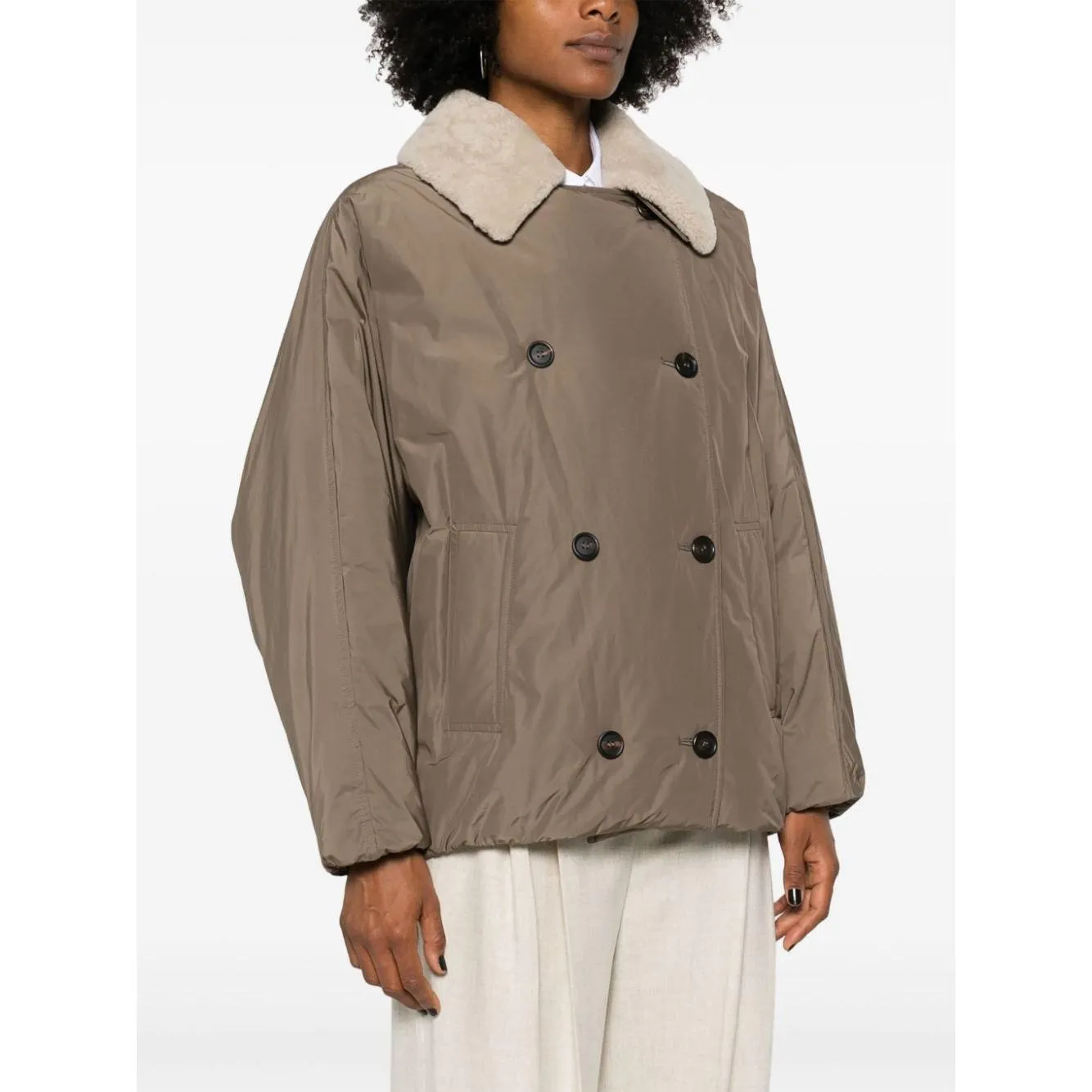 Brunello Cucinelli Coats Dove Grey