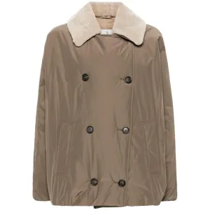 Brunello Cucinelli Coats Dove Grey