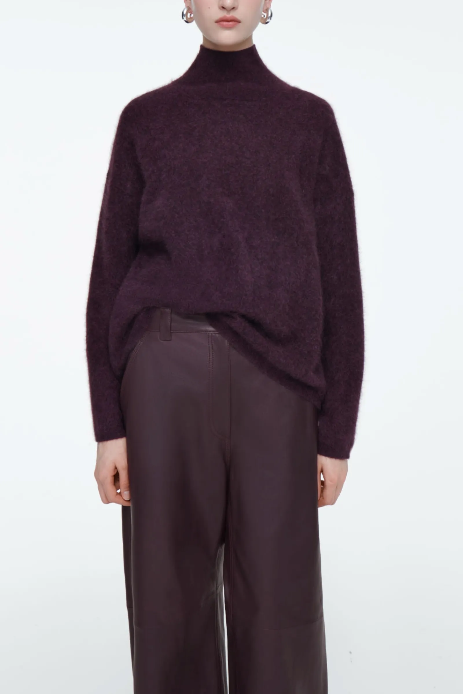 Brushed-cashmere Turtleneck Jumper