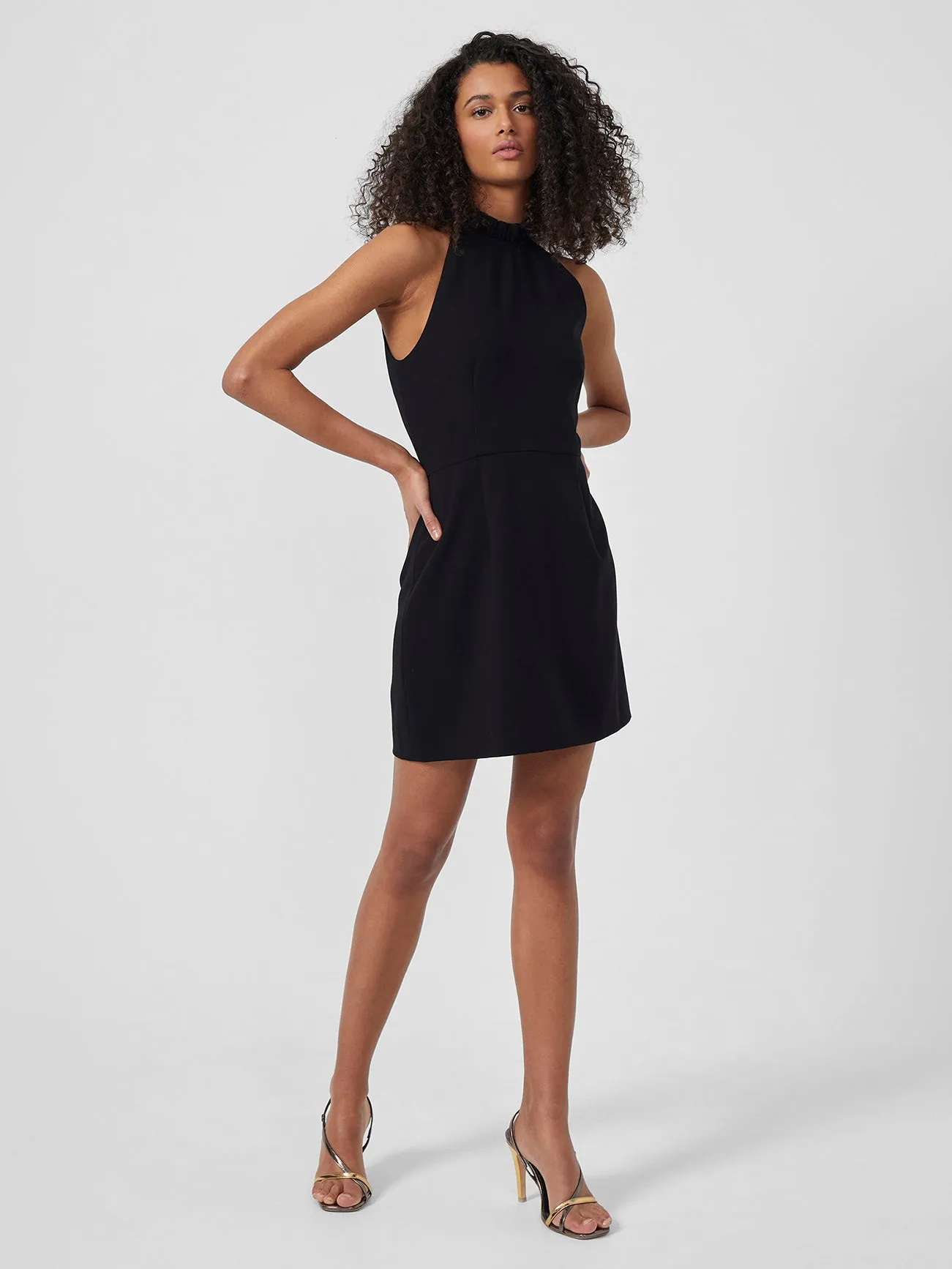 Buntie Whisper Ruth Frill Neck Dress