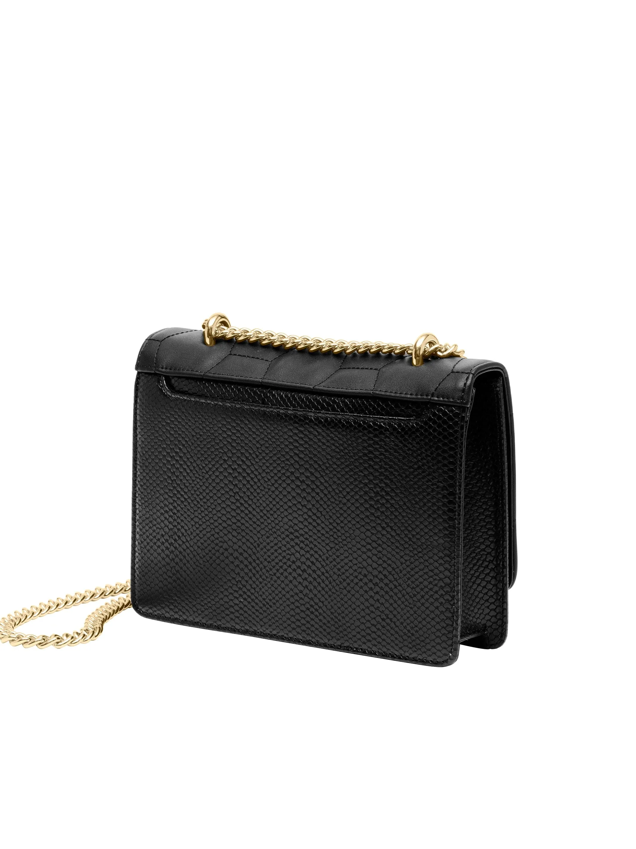 Cavalli Class VERONA Black Medium Structured Shoulder Bag
