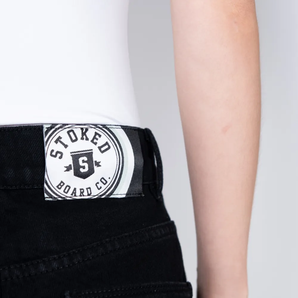 Charger Baggy Denim Pants True Black