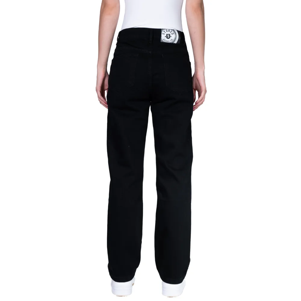 Charger Baggy Denim Pants True Black
