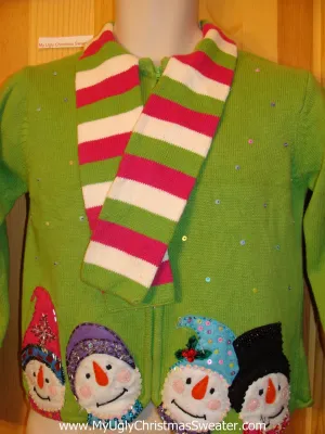 Child or XS Green Christmas Sweater