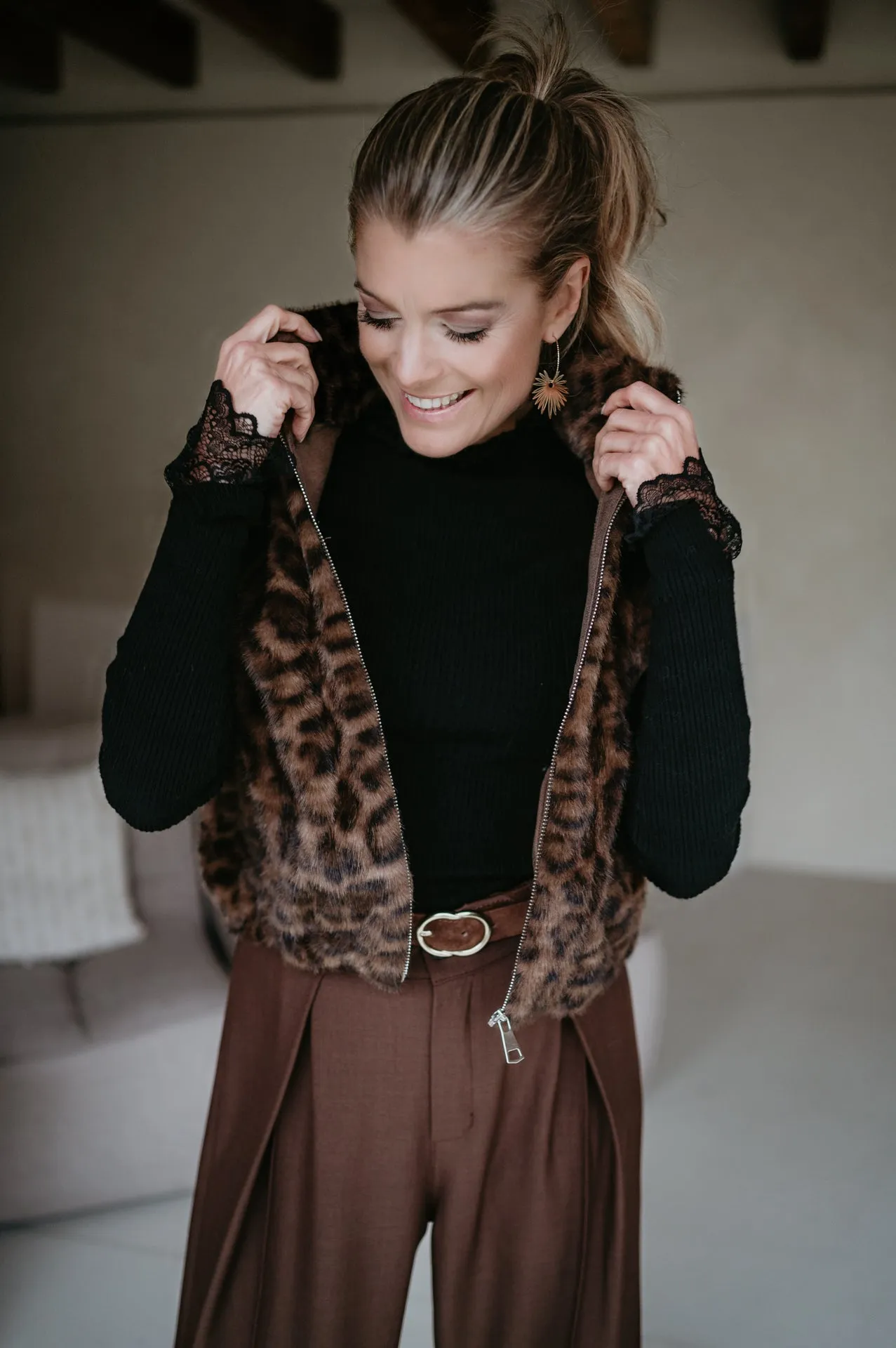 Ciale gilet I Leopard