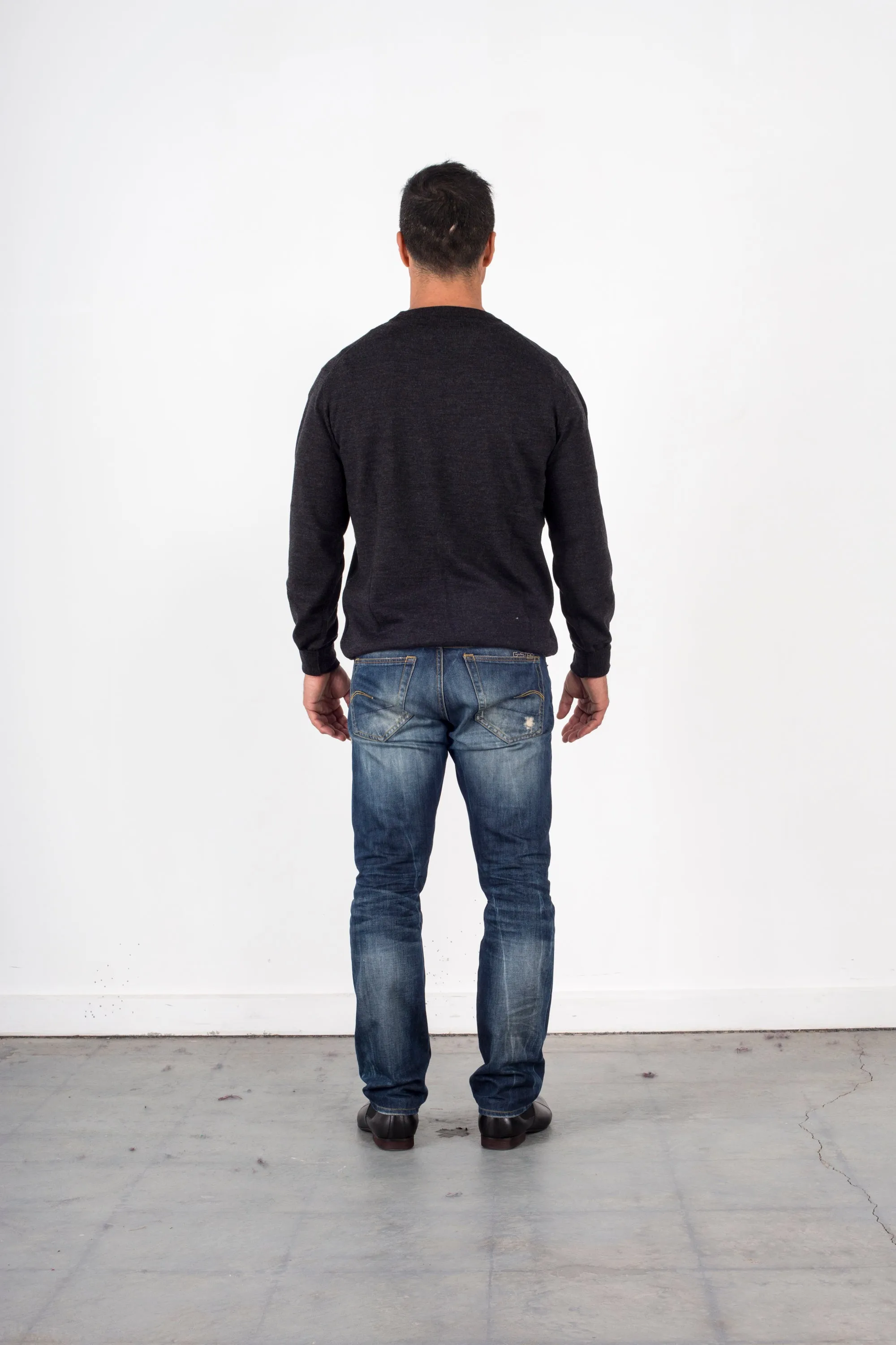 CREW FINE PURE WOOL PULLOVER ANSETT