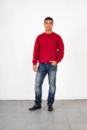 CREW FINE PURE WOOL PULLOVER ANSETT