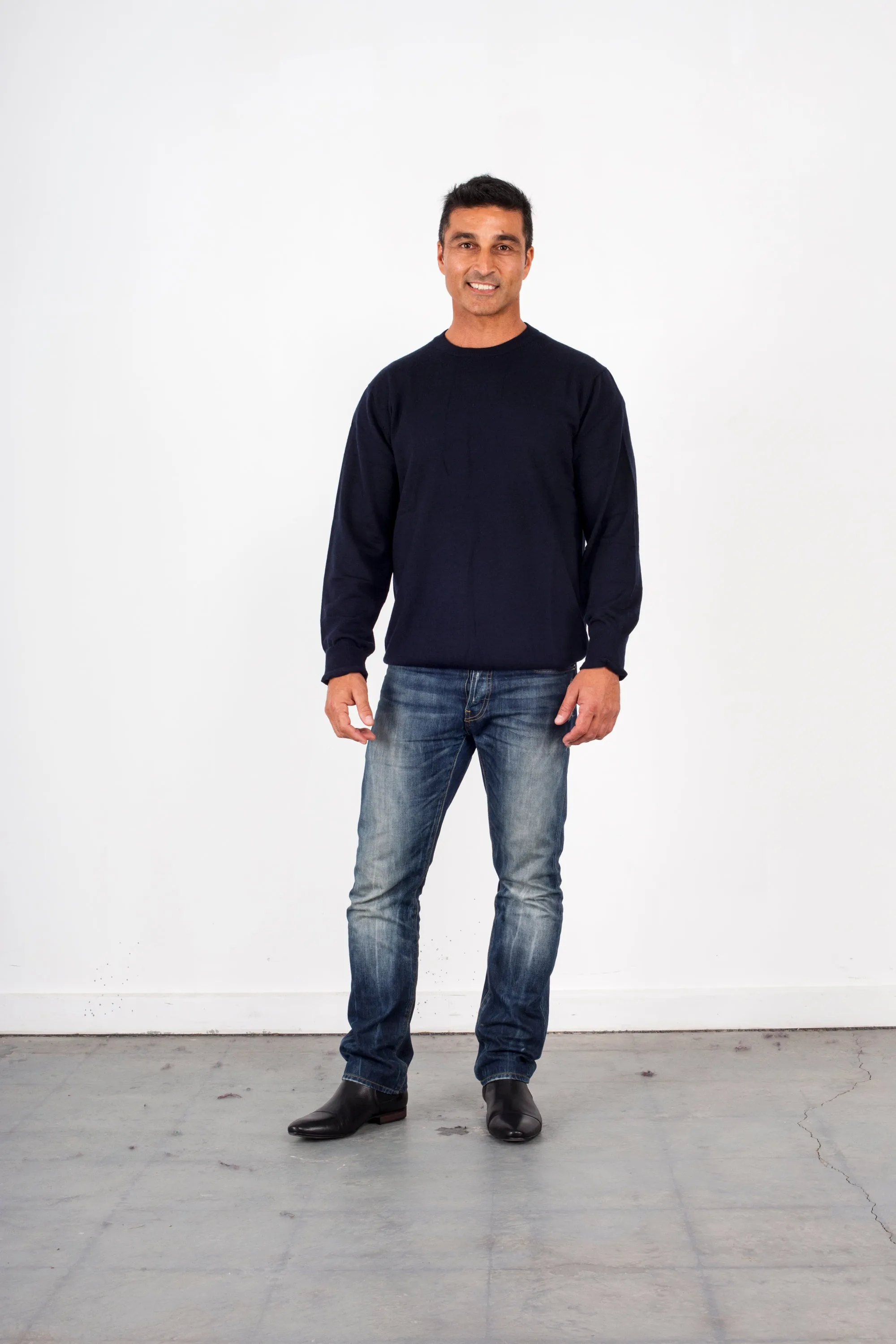 CREW FINE PURE WOOL PULLOVER ANSETT