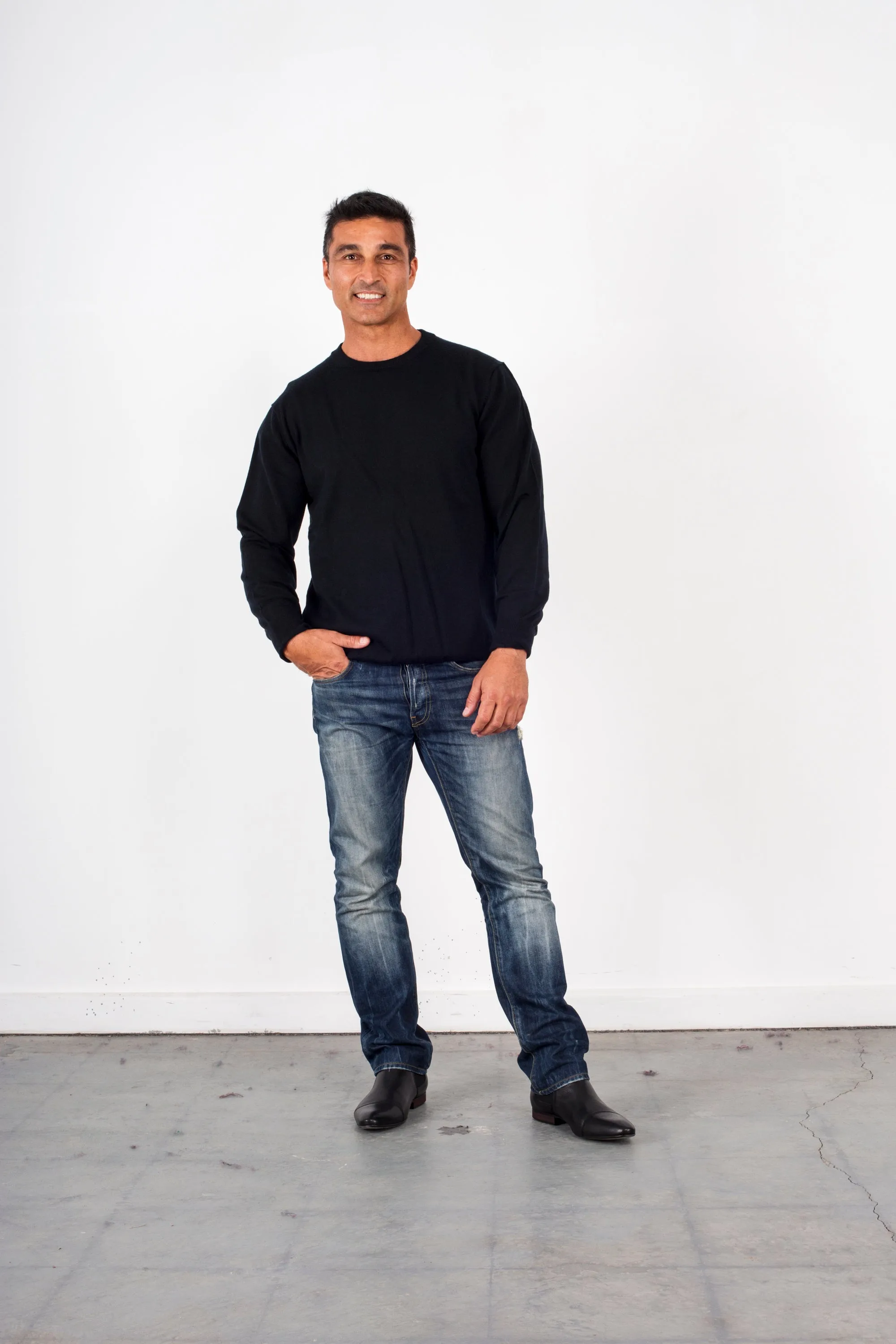 CREW FINE PURE WOOL PULLOVER ANSETT