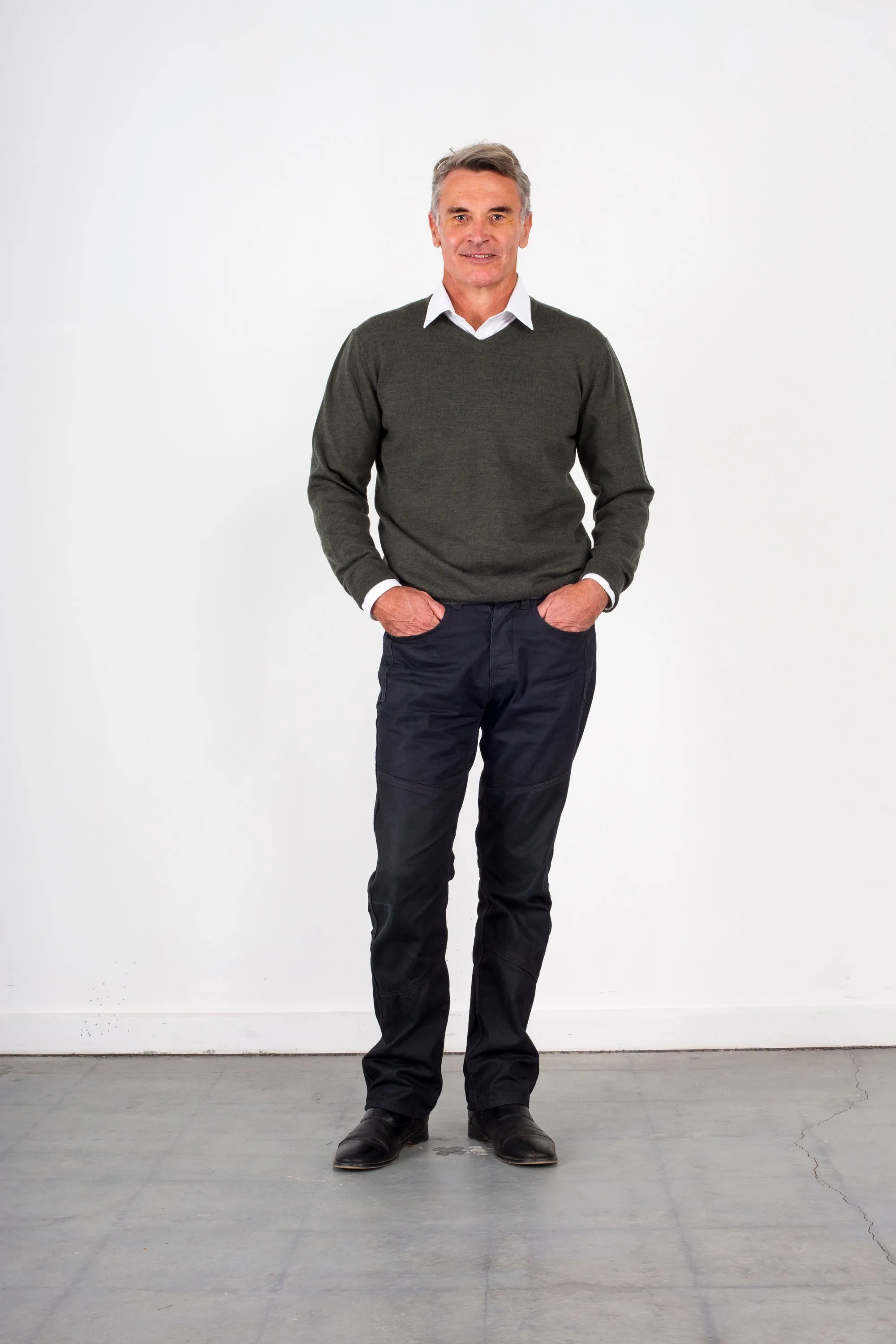 CREW FINE PURE WOOL PULLOVER ANSETT