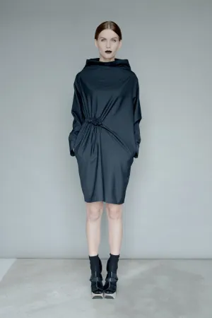 Diagonal Gathering Dress