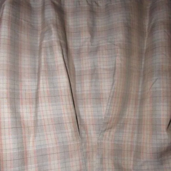 Dior Brown Burgundy Blue Plaid Deep V-neck Cropped Blazer