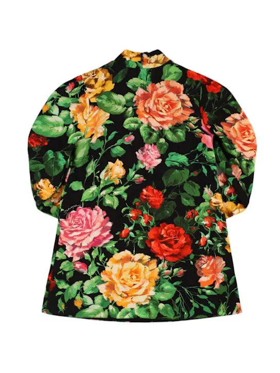 Dolce&amp;Gabbana   Printed cotton blend dress 