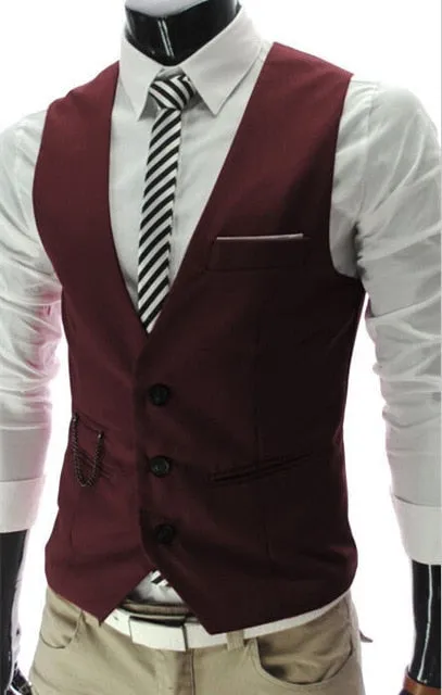 Dress Slim Fit Vests