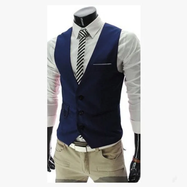 Dress Slim Fit Vests
