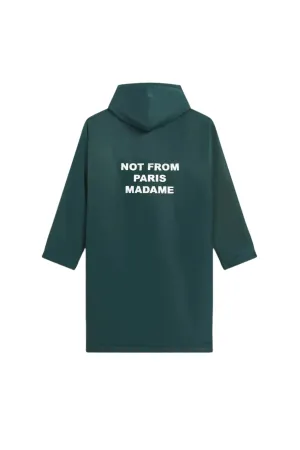 Drôle de Monsieur - La Parka Slogan - Dark Green