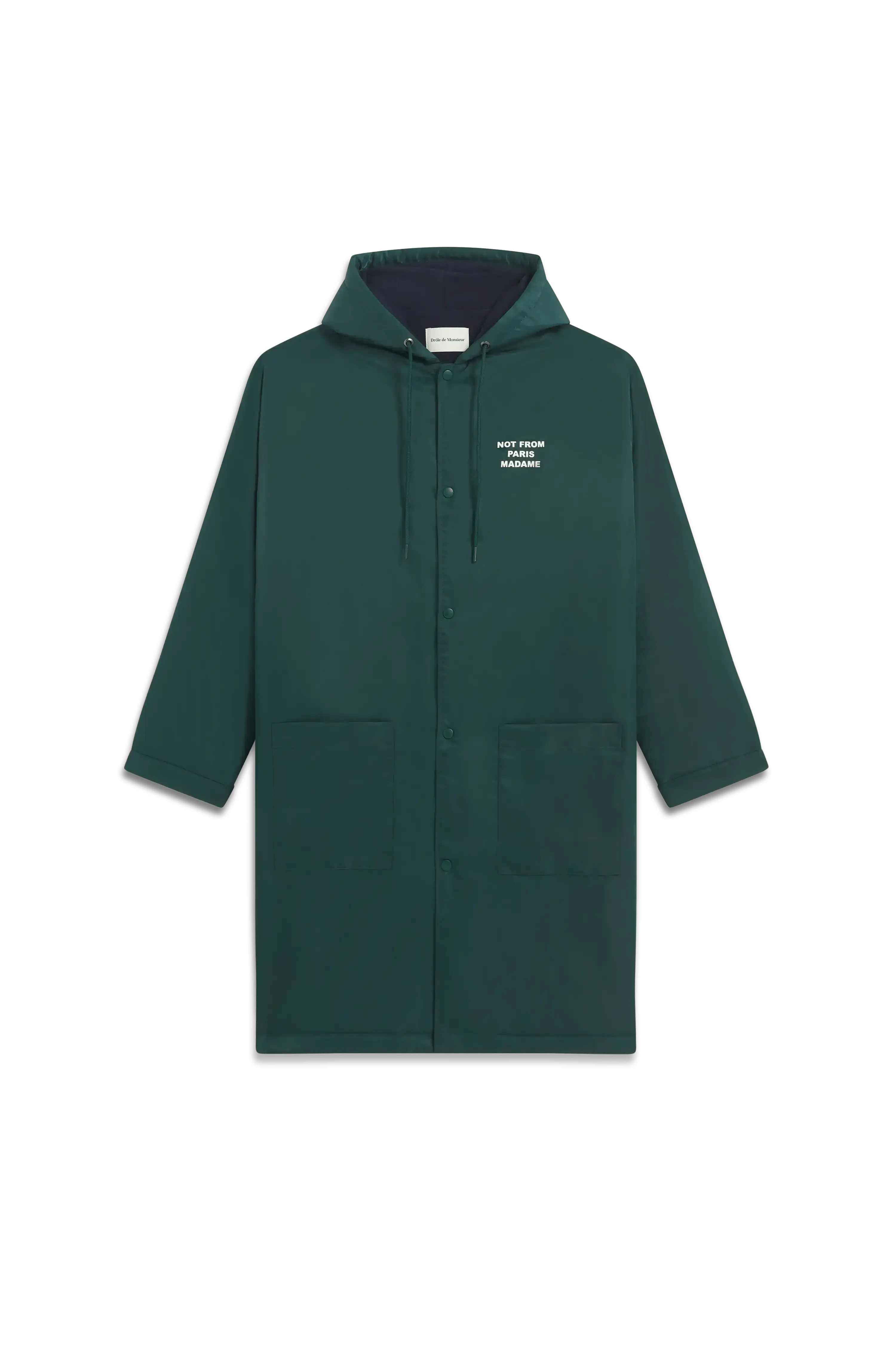 Drôle de Monsieur - La Parka Slogan - Dark Green