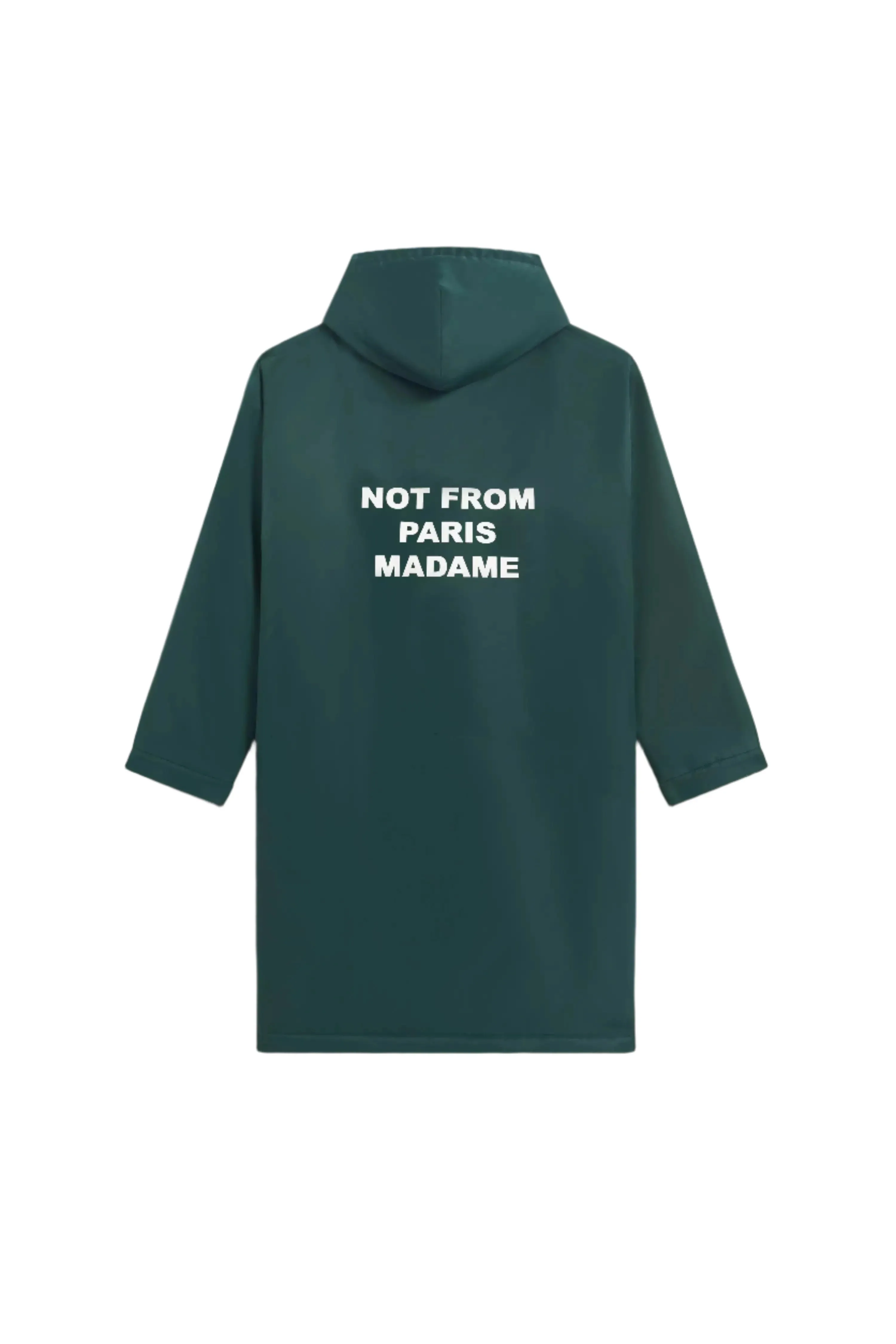 Drôle de Monsieur - La Parka Slogan - Dark Green
