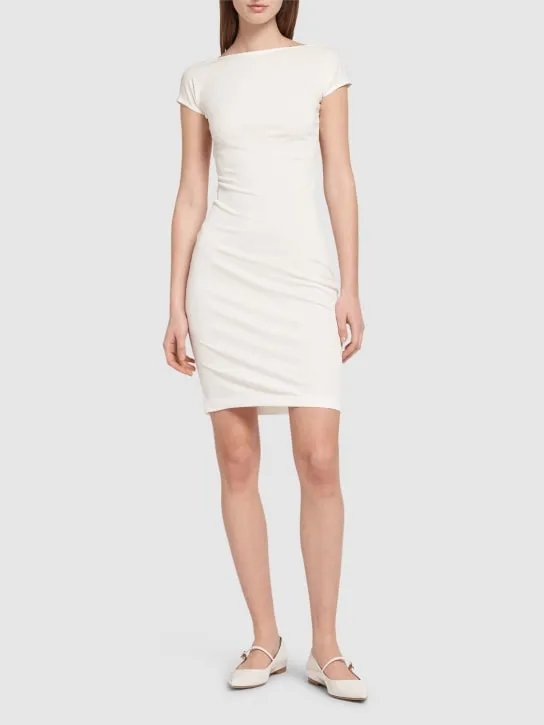Dsquared2   Jersey open back mini dress 