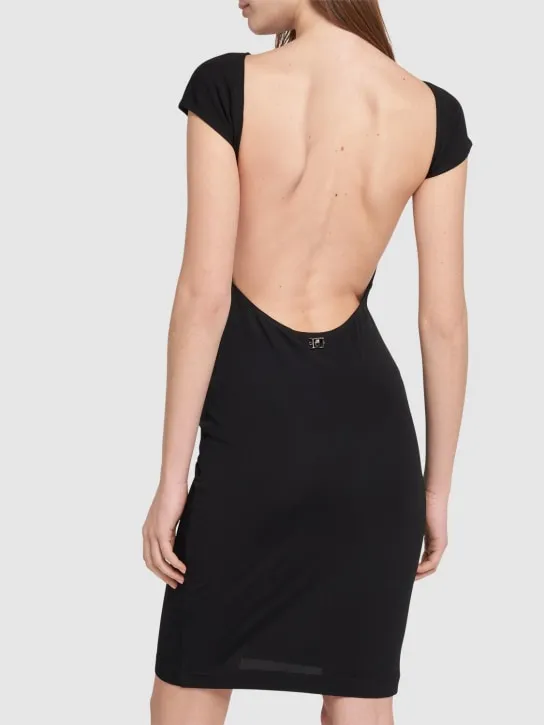 Dsquared2   Jersey open back mini dress 